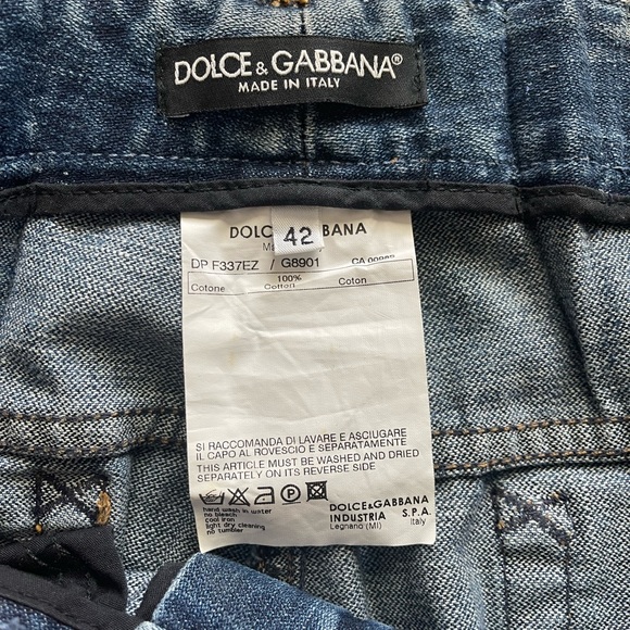 Dolce & Gabbana Vintage Embroidered Butterfly Jeans - Picture 11 of 12